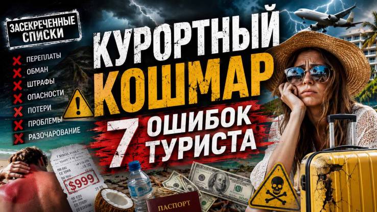 Курортный кошмар 7 ошибок туриста Засекреченные списки 30.05.2026